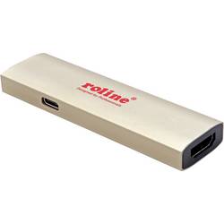 Roline USB 2.0 adaptér ROLINE GOLD Adapter USB Typ C - HDMI, BU/BU, PD (60W)