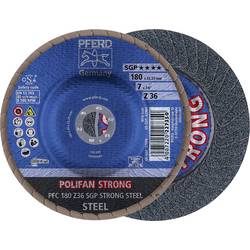 PFERD TOOLS 67788080 Z Sgp Strong Steel vějířový brusný kotouč Průměr 180 mm Zrnitost 36 10 ks