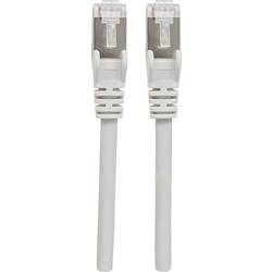 Intellinet 317245 RJ45 síťové kabely, propojovací kabely CAT 6A S/FTP 5.00 m šedá fóliové stínění, stínění pletivem, bez halogenů 1 ks