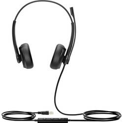 Yealink Yealink USB Headset UH34 Dual UC Sluchátka On Ear 1308044, černá
