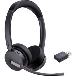 Yealink Yealink Headset WH64 Hybrid Dual Teams Sluchátka On Ear 1208685, černá