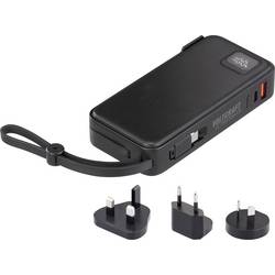 VOLTCRAFT VC-PBP3164CB powerbanka Li-Ion, 10000 mAh, černá