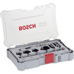 Sada ohranných a hranových fréz, 6 mm dřík, 6 ks Bosch 2 607 017 468