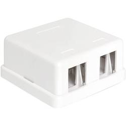 Delock 86207 2 porty síťový patch panel nevybavený specifikací 1 U bílá neosazený