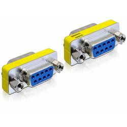 Delock 65008 VGA adaptér [1x D-SUB zásuvka 9pólová - 1x D-SUB zásuvka 9pólová] modrá, stříbrná