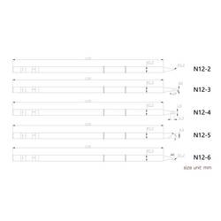 TOOLCRAFT TO-N12H náhradní hrot 5dílná (Ø x d) 5.5 mm x 150 mm 5 ks
