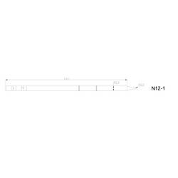 TOOLCRAFT TO-N12-1 náhradní hrot 1 ks (Ø x d) 5.5 mm x 150 mm 1 ks