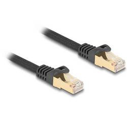 Delock 80318 RJ45 síťové kabely, propojovací kabely CAT 6A S/FTP 2.00 m černá 1 ks