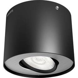 Philips LED Phase osvětlení na stěnu/strop LED pevně vestavěné LED 4.5 W teplá bílá černá