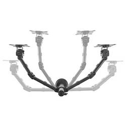 One For All držák na stůl pro monitor Smart Dual black 2 Displej: (s) 33 cm (13) - 81,3 cm (32) černá nastavitelná výška, nakláněcí, naklápěcí, otočný