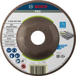 Bosch Accessories 2608602488 brusný kotouč lomený Průměr 125 mm Ø otvoru 22.23 mm kov, nerezová ocel 1 ks