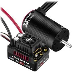 Hobbywing Combo WP10BL120G2 mit 3660SL-3700KV-G2 38030211 střídavý (brushless) motor a regulátor otáček, sada pro RC modely 1:10