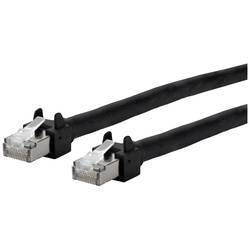 Metz Connect 13084F5000-E RJ45 síťové kabely, propojovací kabely CAT 5e S/UTP 5 m černá lze použít pro vlečení, krytí PUR, odolné proti UV záření 1 ks