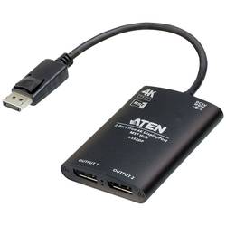 ATEN VS92DP DisplayPort rozbočovač 3840 x 2160 Pixel černá
