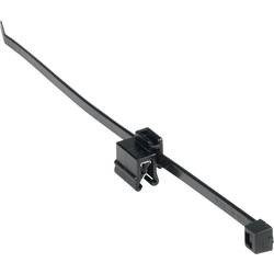 HellermannTyton 150-40581, T50ROSEC5B-PA66HS/PA66HIRHS-BK, stahovací pásky, 4.60 mm, 200 mm, černá, s rozpěrnou kotvou, 500 ks