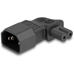 Delock 80473 síťový adaptér 3pólový plochý - IEC C7 zásuvka černá 1 ks Bag