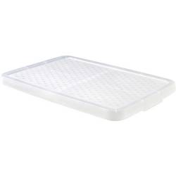 Curver 230303 otočný stohovací zásobník , ESSENTIALS Deckel für 45L Boxen, transparentní, 1 ks