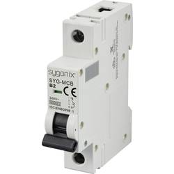 Sygonix SY-6437976 SYG-MCB 1P/B2/6KA elektrický jistič 1pólový 2 A 240 V/AC