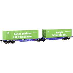 Mehano 28398 HO kontejnerový vůz Sggmrss90 DB Cargo z Ermewa