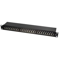 LogiLink NP0055 24 portů patch panel 483 mm (19) CAT 6 1 U vícebarevná