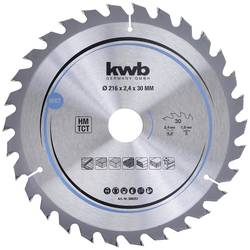kwb 588257 tvrdokovový pilový kotouč 216 x 30 mm 1 ks
