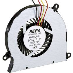 SEPA HY60Q05PSE04A radiální ventilátor, 5 V/DC, 4.1 m³/h, (d x š x v) 60.9 x 5 x 56.4 mm, HY60Q05PSE04A-BLI