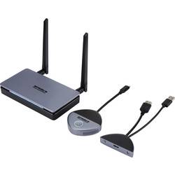 SpeaKa Professional SP-TR-500 Bezdrátový full HD prezentační systém 30 m 5 GHz, 2.4 GHz 1920 x 1080 Pixel Zabezpečený rádiový přenos