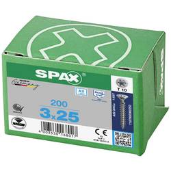 SPAX 1197000300253 R 88091 Senkkopf T-STAR šroub do dřeva 3 mm 25 mm T-STAR plus 88091 nerezová ocel A2 200 ks