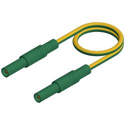 SKS Hirschmann MLS GG 100/2,5 ge/gn bezpečnostní měřicí kabely lamelová zástrčka 4 mm lamelová zástrčka 4 mm 1.00 m žlutá 1 ks
