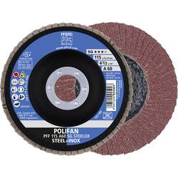 PFERD TOOLS 67606115 A Sg Steelox vějířovitý brusný kotouč Průměr 115 mm Ø otvoru 22.23 mm Zrnitost 60 10 ks