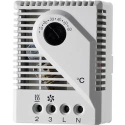 Finder termostat do skříňového rozvaděče 7T.91.0.000.2004 250 V/AC 1 přepínací kontakt (d x š x v) 67 x 50 x 46 mm Tray 1 ks