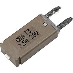 Hansor Circuit Breaker Mini, type 3. Manual Reset, 7,5ACBA3 Series 7,5A automatická plochá pojistka, 28 V, 7.5 A, 1 ks