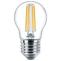 Philips 34766300 žárovka Energetická třída (EEK2021) E (A - G) E27 klasická žárovka 6.5 W = 60 W teplá bílá (Ø x v) 45 mm x 78 mm nestmívatelné 1 ks
