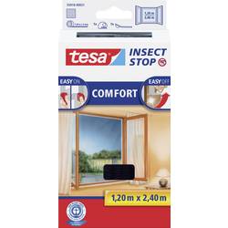 Síťka proti hmyzu do oken Tesa® Comfort tesa COMFORT, (š x v) 1200 mm x 2400 mm, antracitová, 1 ks tesa COMFORT, (š x v) 1200 mm x 2400 mm, antracitová, 1 ks