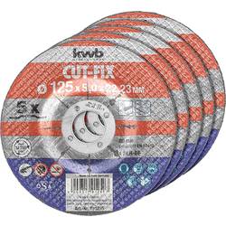 kwb 791295 řezný kotouč rovný 125 mm 5 ks kov