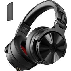 OneOdio Studio Max 1 sluchátka Over Ear Bluetooth®, kabelová, Bez kabelu černá High-Resolution Audio otočná sluchátka, regulace hlasitosti, Indikátor nabití DJ