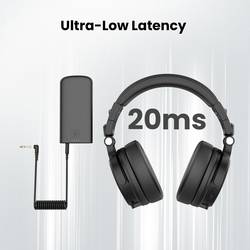 OneOdio Studio Max 1 sluchátka uzavřená (Over Ear) Bluetooth®, kabelová, Bez kabelu černá High-Resolution Audio otočná sluchátka, regulace hlasitosti,