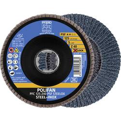 PFERD TOOLS 67664126 vějířovitý brusný kotouč Průměr 125 mm 10 ks