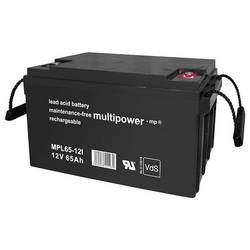 multipower MPL65-12I 146666 olověný akumulátor 12 V 65 Ah olověný se skelným rounem (š x v x h) 350 x 179 x 167 mm šroubované M6 bezúdržbové, nepatrné