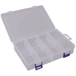 Quadrios 23SA082 krabička na malé součástky (d x š x v) 20 x 13.5 x 4.5 cm přihrádek: 8 variabilní rozčlenění Obsah 1 ks