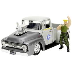 JADA TOYS model osobního automobilu Ford Street Fighter 1956 Ford Pickup s postavou Guile hotový model Model osobního automobilu