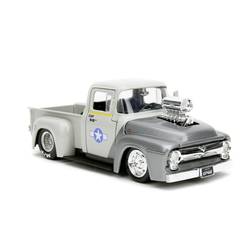 JADA TOYS model osobního automobilu Ford Street Fighter 1956 Ford Pickup s postavou Guile hotový model Model osobního automobilu