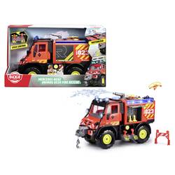 Dickie Toys model zásahového vozidla Mercedes Benz Unimog U530 Fire Rescue hotový model Model zásahového vozidla