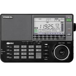 Sangean ATS-909 X ATS-909 X-BK světový radiopřijímač, KV (AM), AM, DV (AM), FM, AUX, s USB nabíječkou, černá
