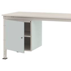Manuflex ZB4965.7035 Vestavné pouzdro univerzální stacionárně, Nutzhohe 500 mm s 1 dveře vzadu vlevo nasazena. Pro stolní hloubka 1000 mm