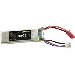 Amewi 28165 akupack Li-Pol (modelářství), 7.4 V, 600 mAh, články 2, Softcase, JST