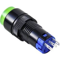 TRU COMPONENTS LAS2Y-11/G, TC-9428040 tlačítko, 12 mm, 250 V, 3 A, 1 ks