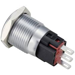 TRU COMPONENTS TC-12647492 tlačítkový spínač 250 V/AC 3 A 1x vyp/(zap) IP65 s aretací nerezová ocel 1 ks