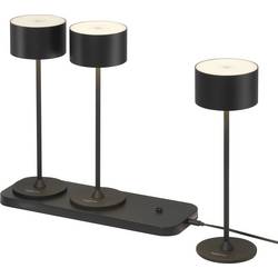 Sygonix 3er Set SY-6627262 LED stolní lampa LED 5.5 W černá