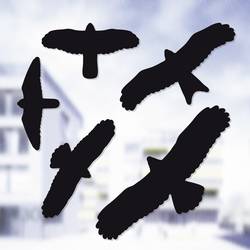 Swissinno Birdprotection nálepka do okna s obrazem ptáka Druh funkce odstrašení 5 ks